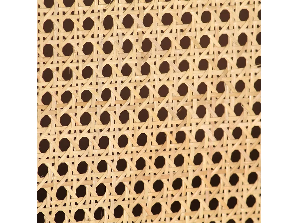 TV-Schrank 140x30x40 cm Mango Massivholz und Rohrgeflecht