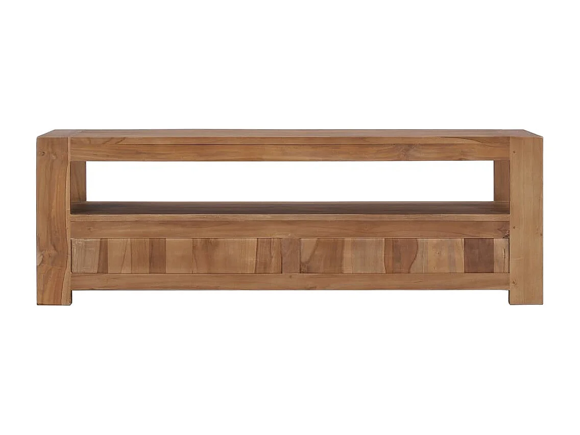 Móvel de TV 120x30x40 cm madeira teca maciça