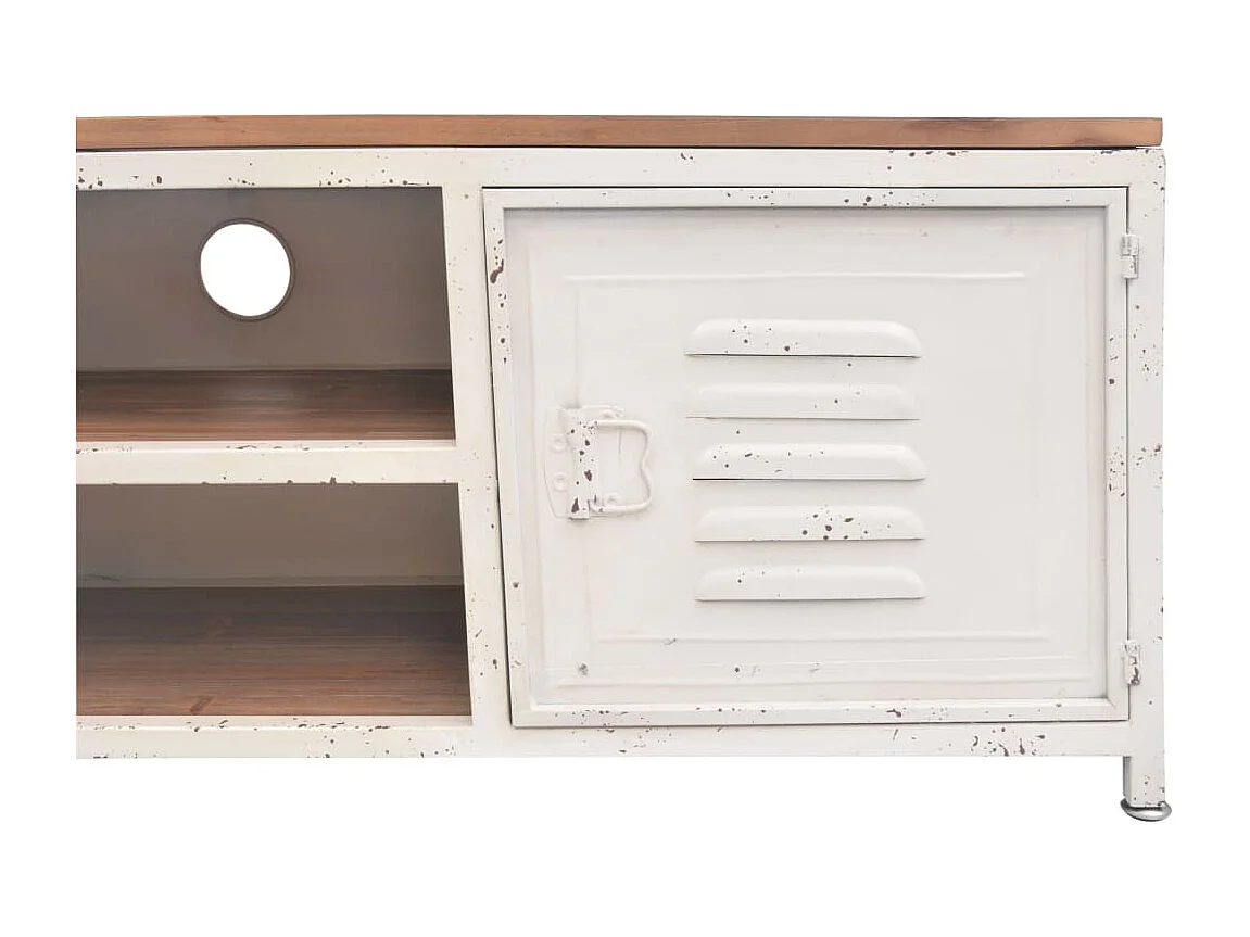 Mobile TV 120x30x40 cm Bianco