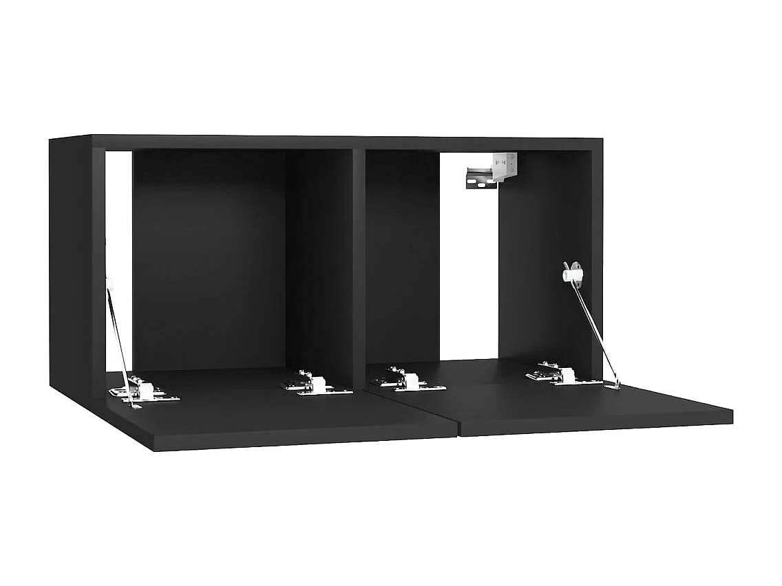 Móvel de TV para parede 60x30x30 cm preto