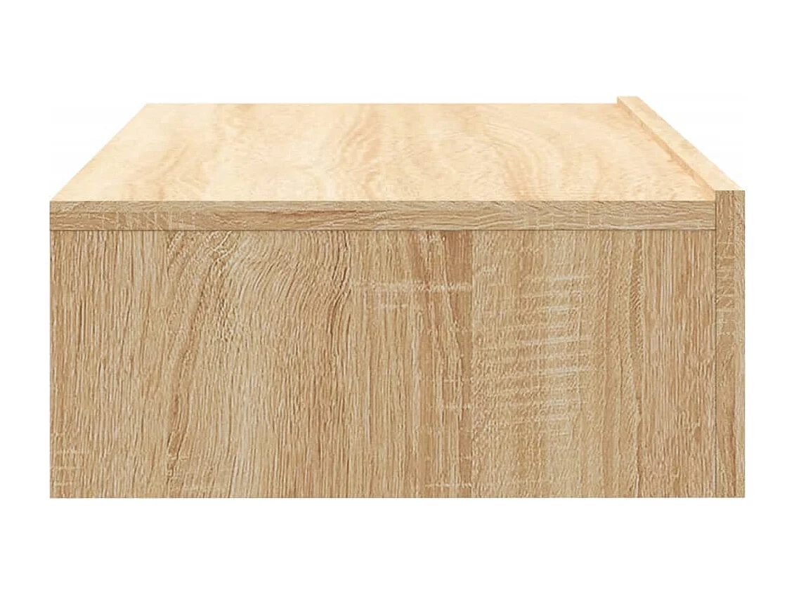 TV-Schrank mit LED-Leuchten Sonoma-Eiche 60x35x15,5 cm