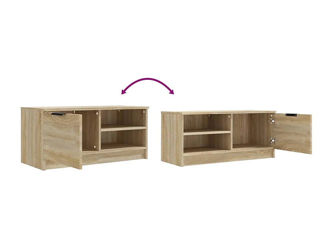 TV-Schrank Sonoma-Eiche 80x35x36,5 cm Holzwerkstoff