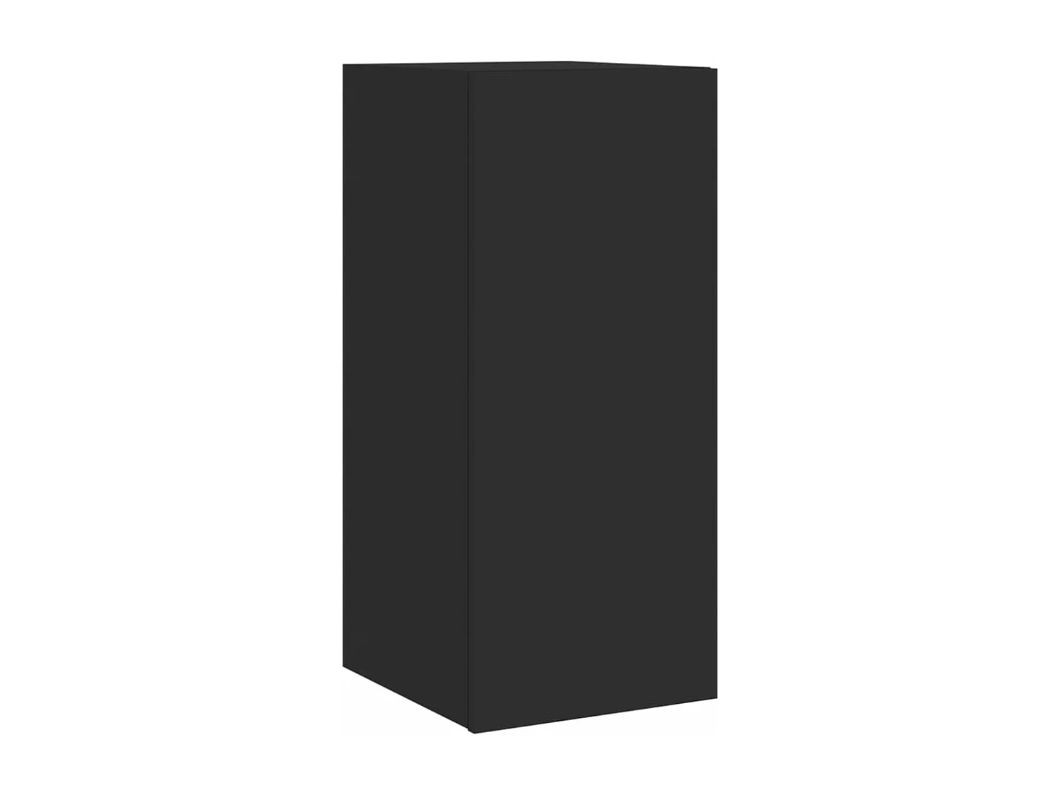 Móveis de parede p/ TV com luzes LED 2 pcs 30,5x35x70 cm preto