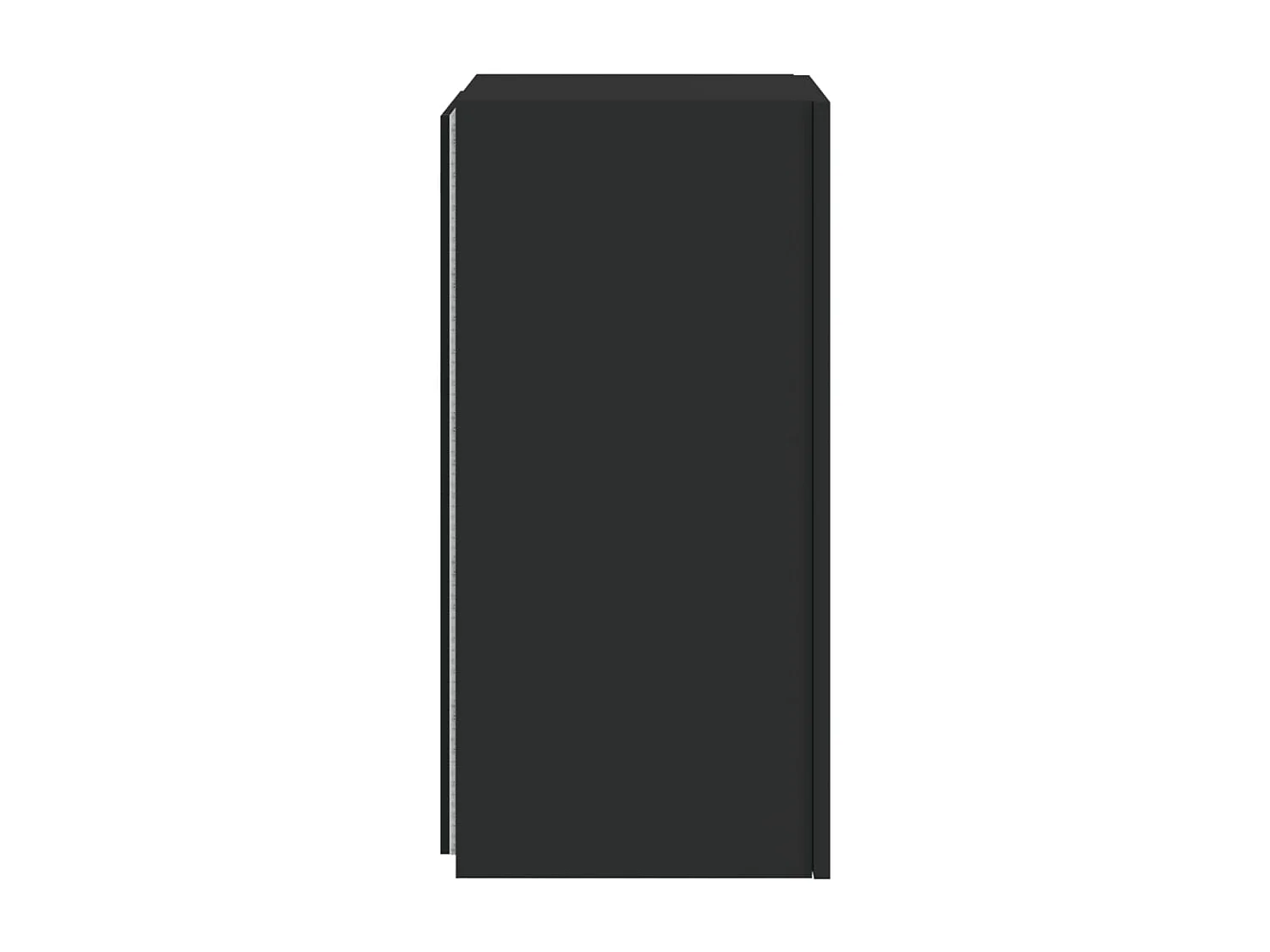 Meubles TV muraux avec lumières LED 2 pcs noir 30,5x35x70 cm