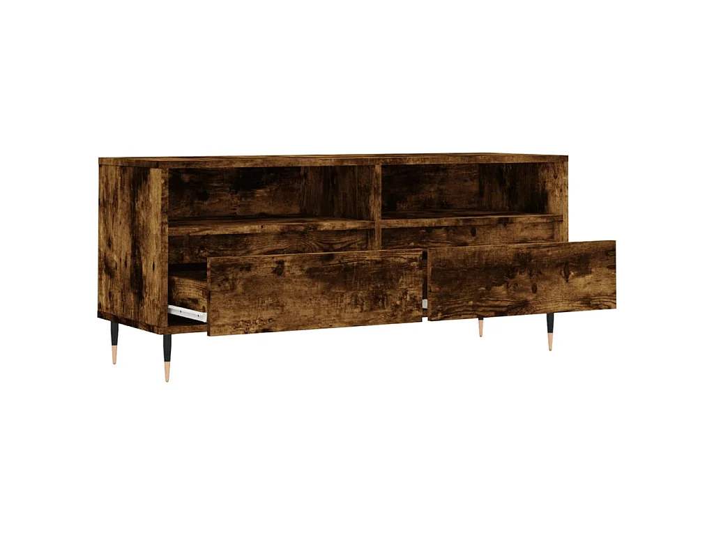 TV-Schrank Räuchereiche 100x34,5x44,5 cm Holzwerkstoff