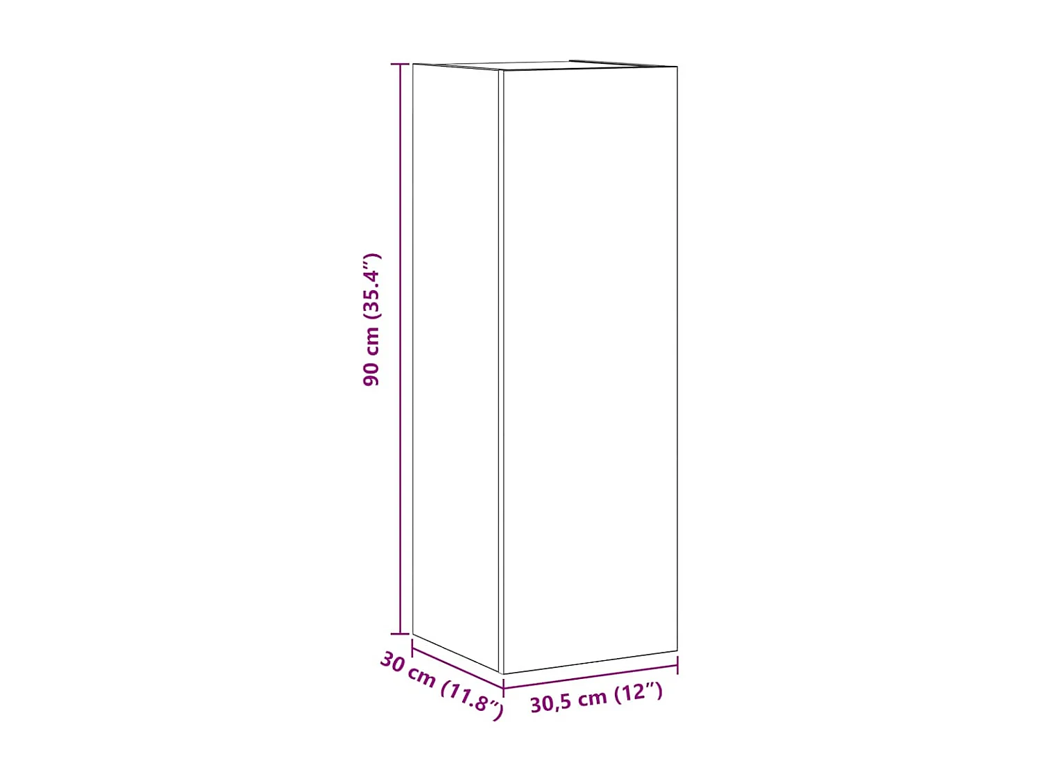 10-delige Tv-meubelset bewerkt hout sonoma eikenkleurig
