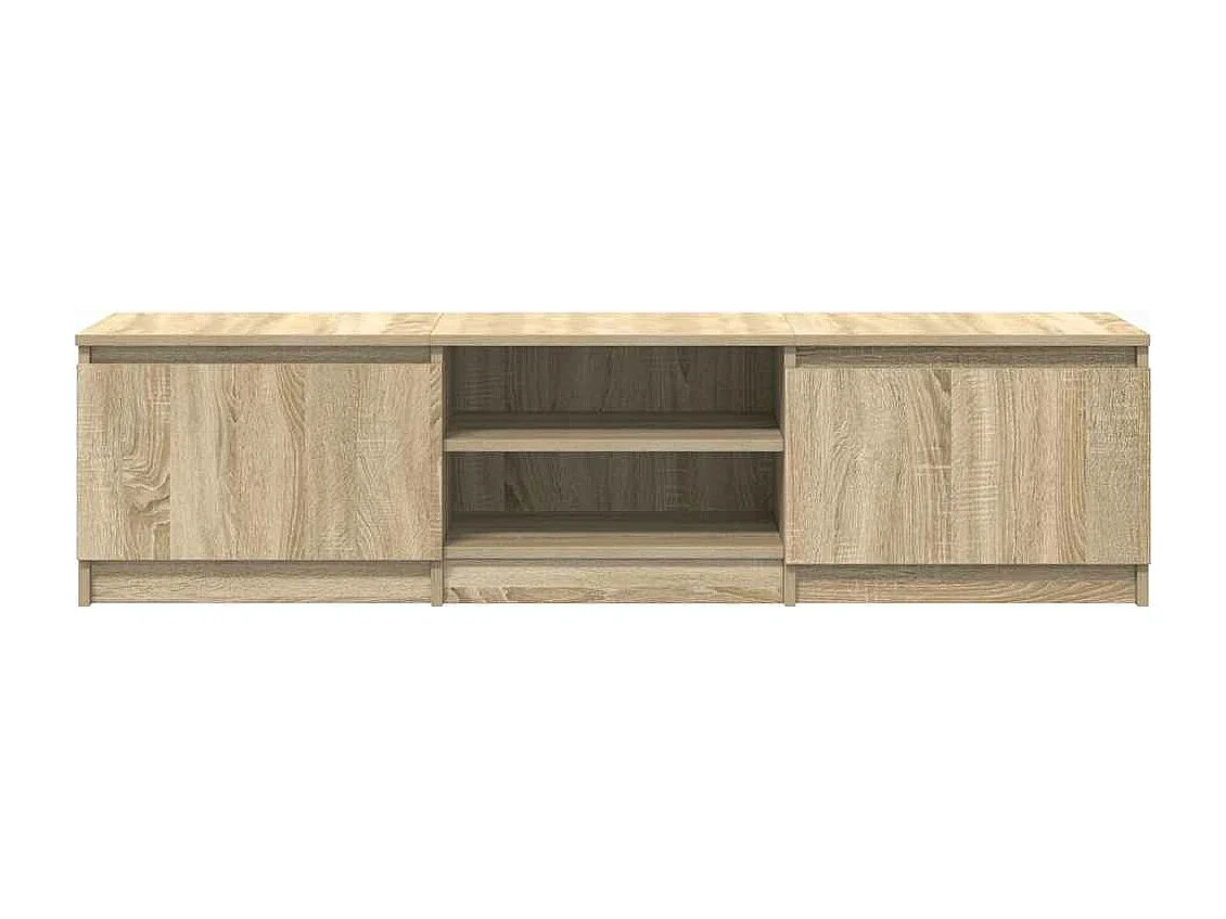 Tv-meubel 140x40x35,5 cm bewerkt hout sonoma eikenkleurig