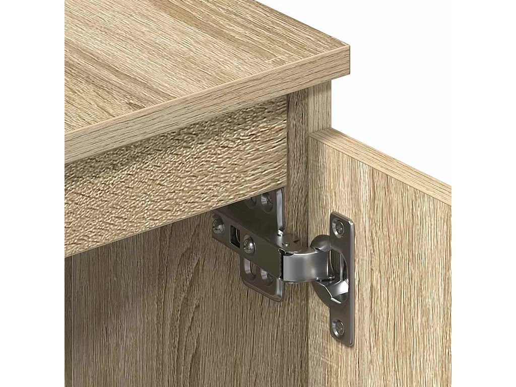 Tv-meubel 140x40x35,5 cm bewerkt hout sonoma eikenkleurig