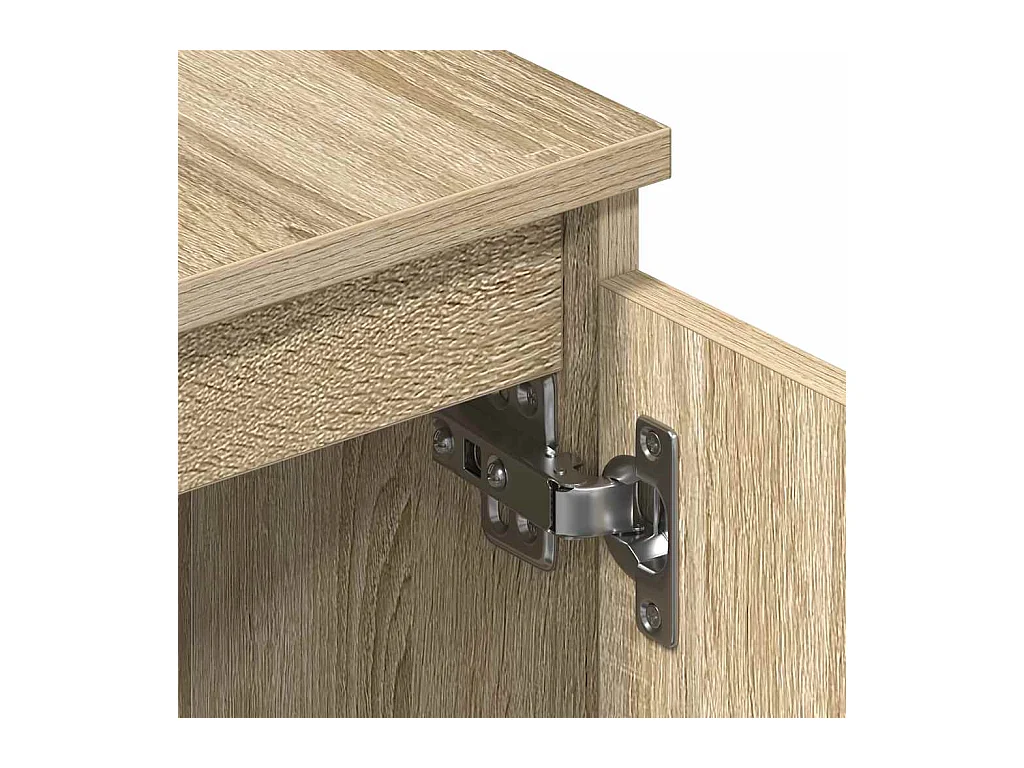Mobile TV Rovere Sonoma 140x40x35,5 cm in Legno Multistrato
