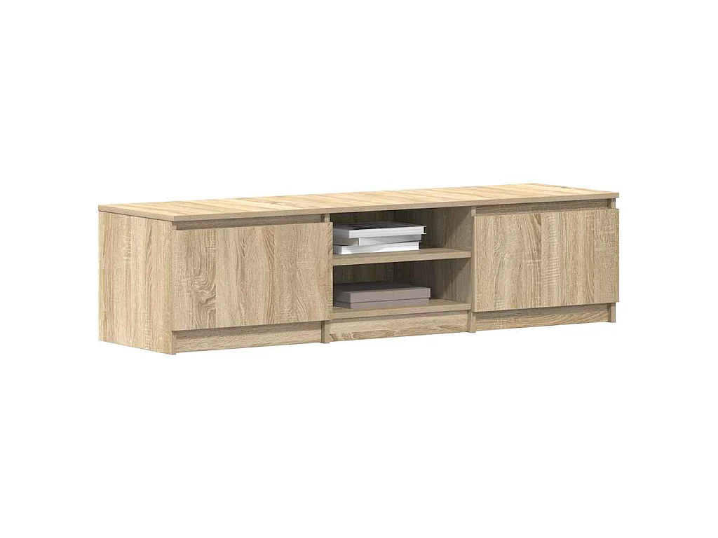 Meuble TV Chêne sonoma 140x40x35,5 cm Bois d'ingénierie