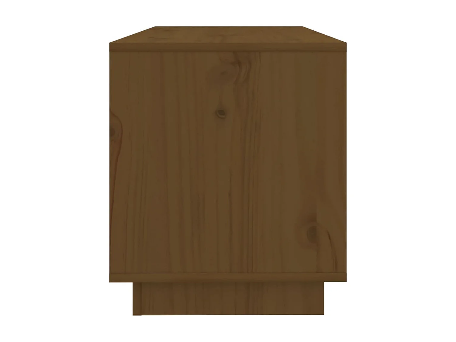 Tv-meubel 74x34x40 cm massief grenenhout honingbruin