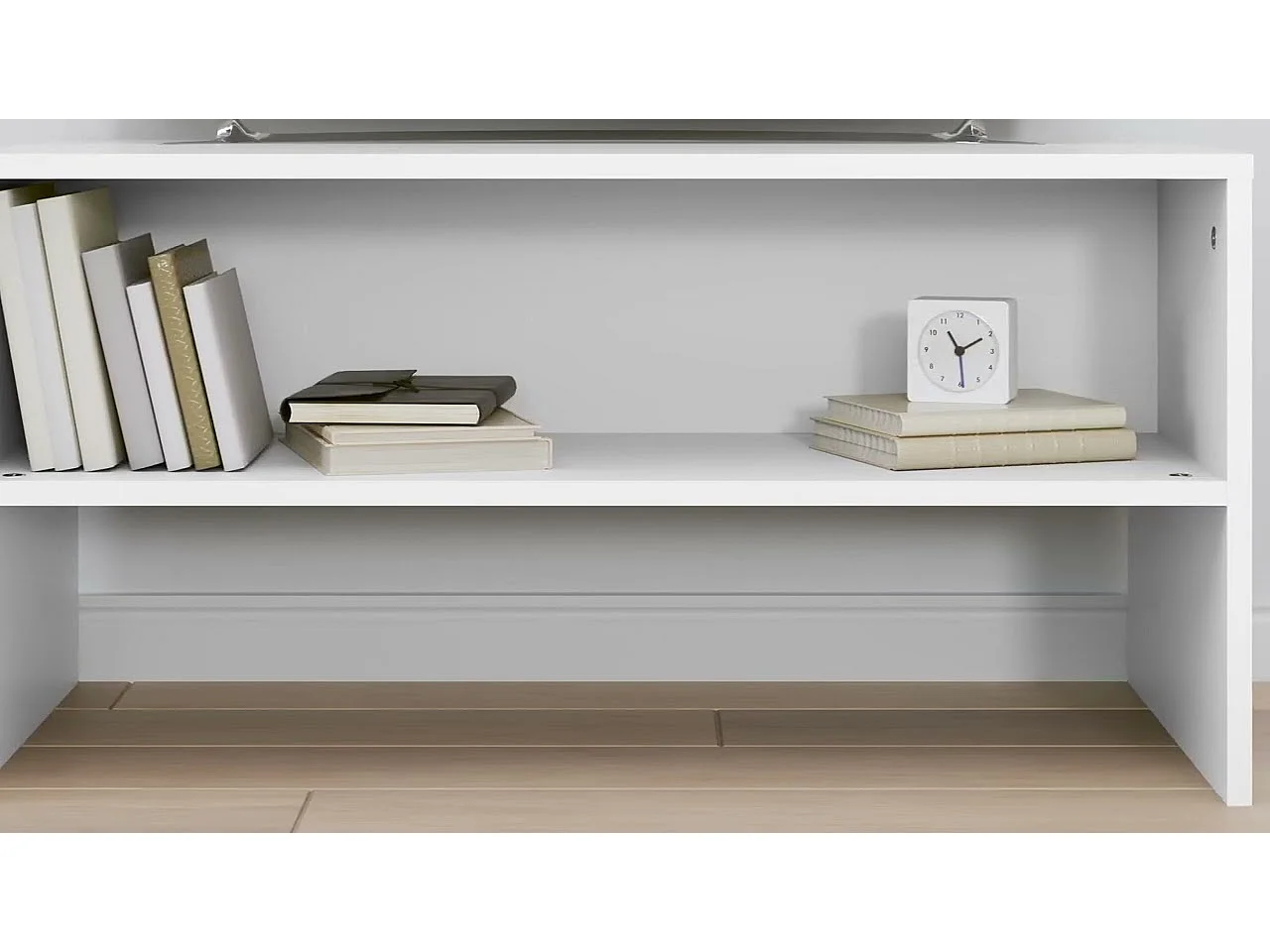 Meuble TV Blanc 80x40x40 cm Bois d’ingénierie