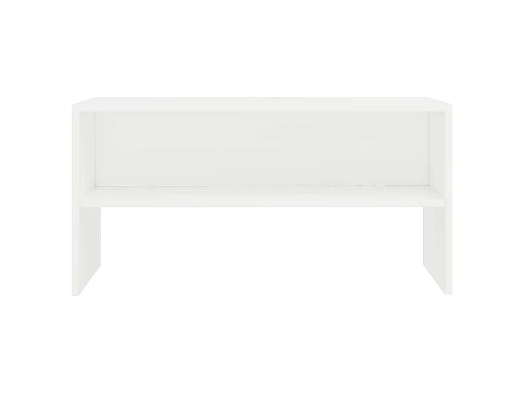 Meuble TV Blanc 80x40x40 cm Bois d’ingénierie