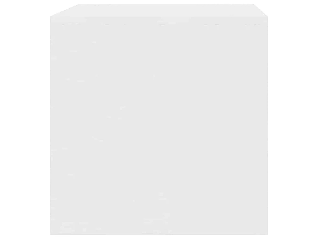Meuble TV Blanc 80x40x40 cm Bois d’ingénierie
