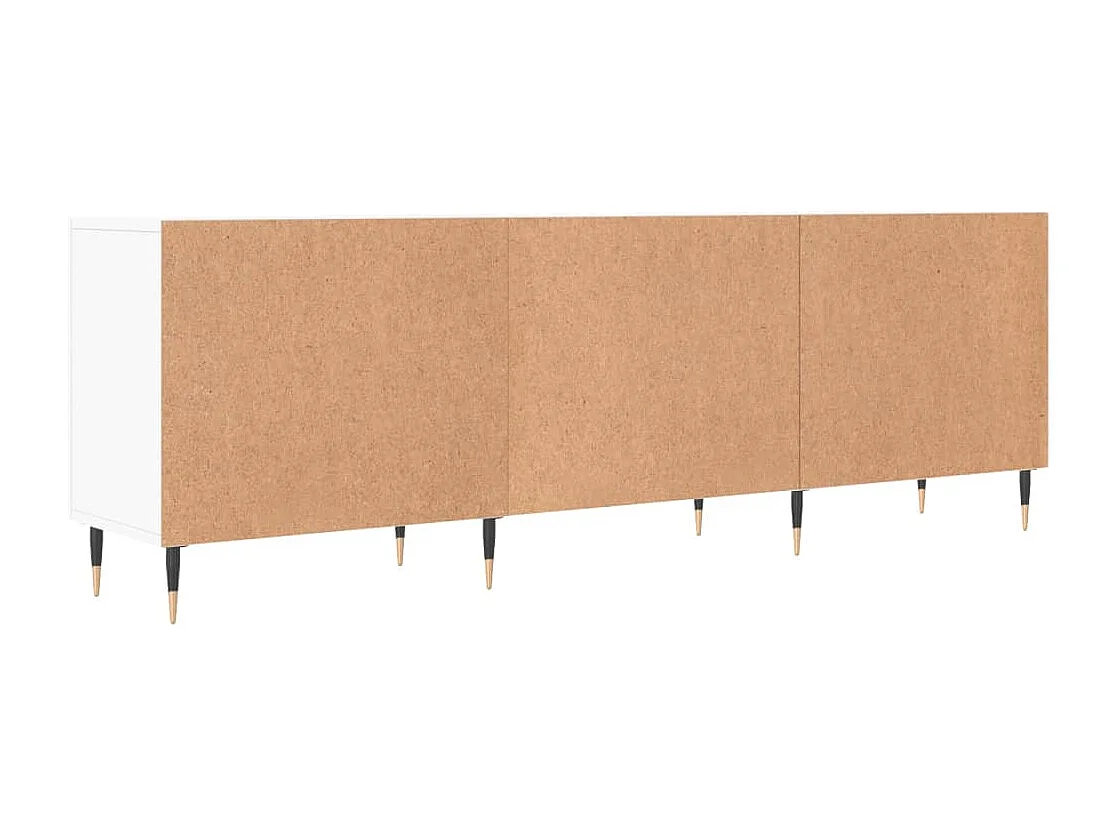 Mueble para TV madera de ingeniería blanco 150x30x50 cm