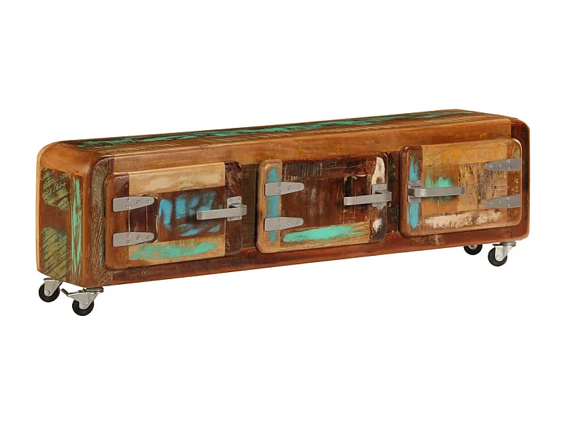 Tv-meubel 120x30x37 cm massief gerecycled hout