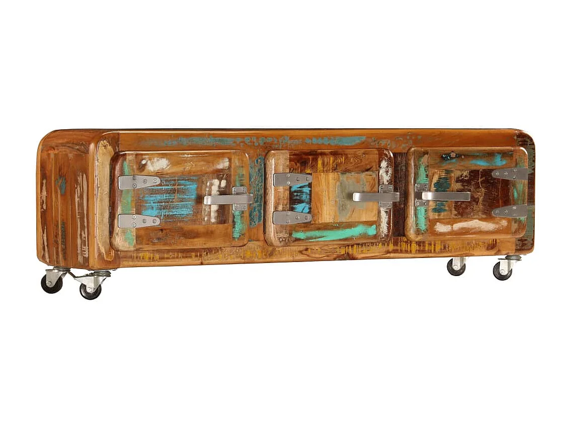 Tv-meubel 120x30x37 cm massief gerecycled hout