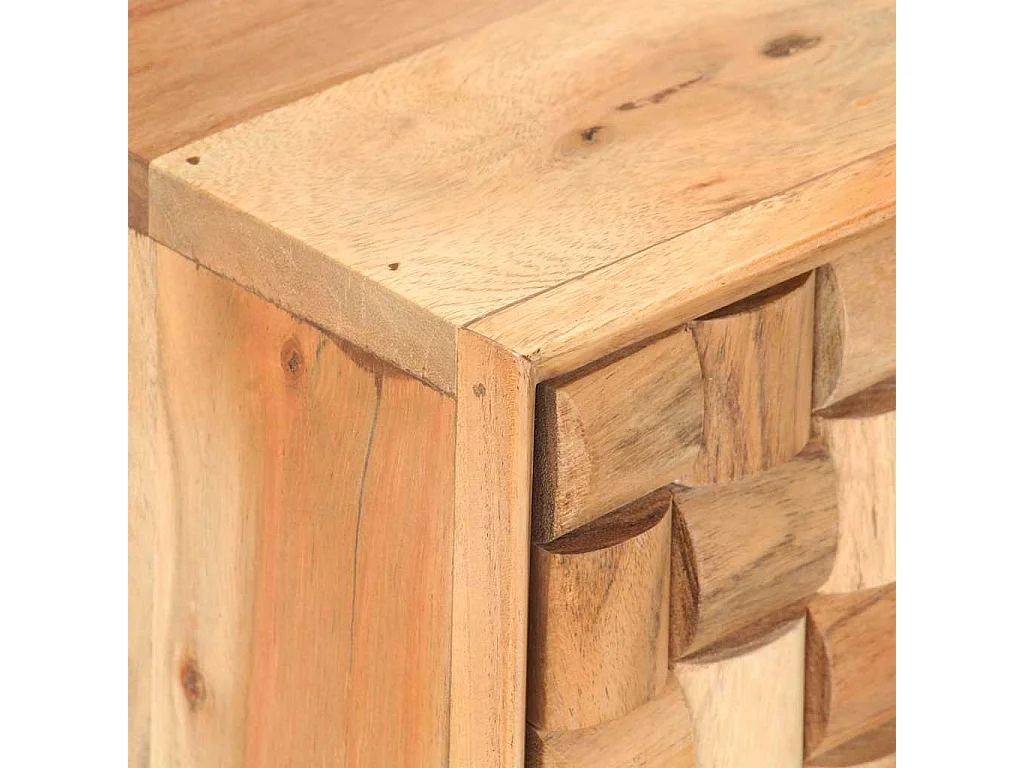 Tv-meubel 100x30x40 cm massief acaciahout