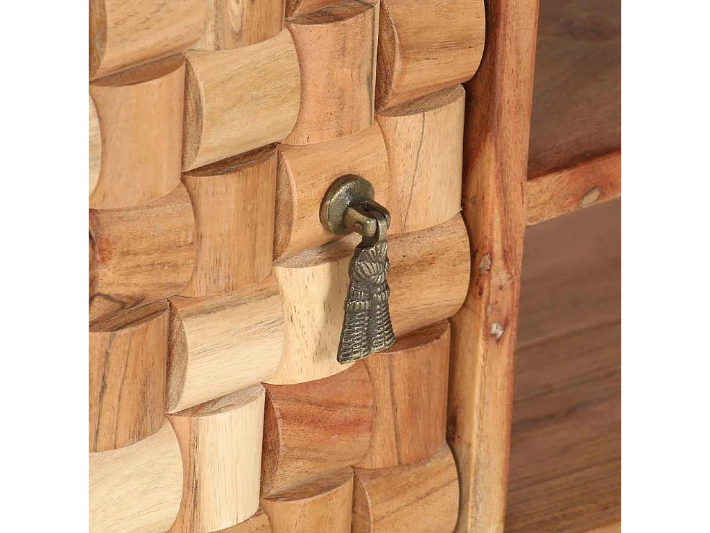 Tv-meubel 100x30x40 cm massief acaciahout