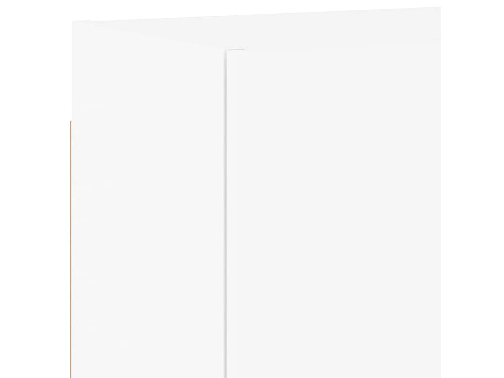 Meuble TV mural blanc 40,5x30x40 cm bois d'ingénierie