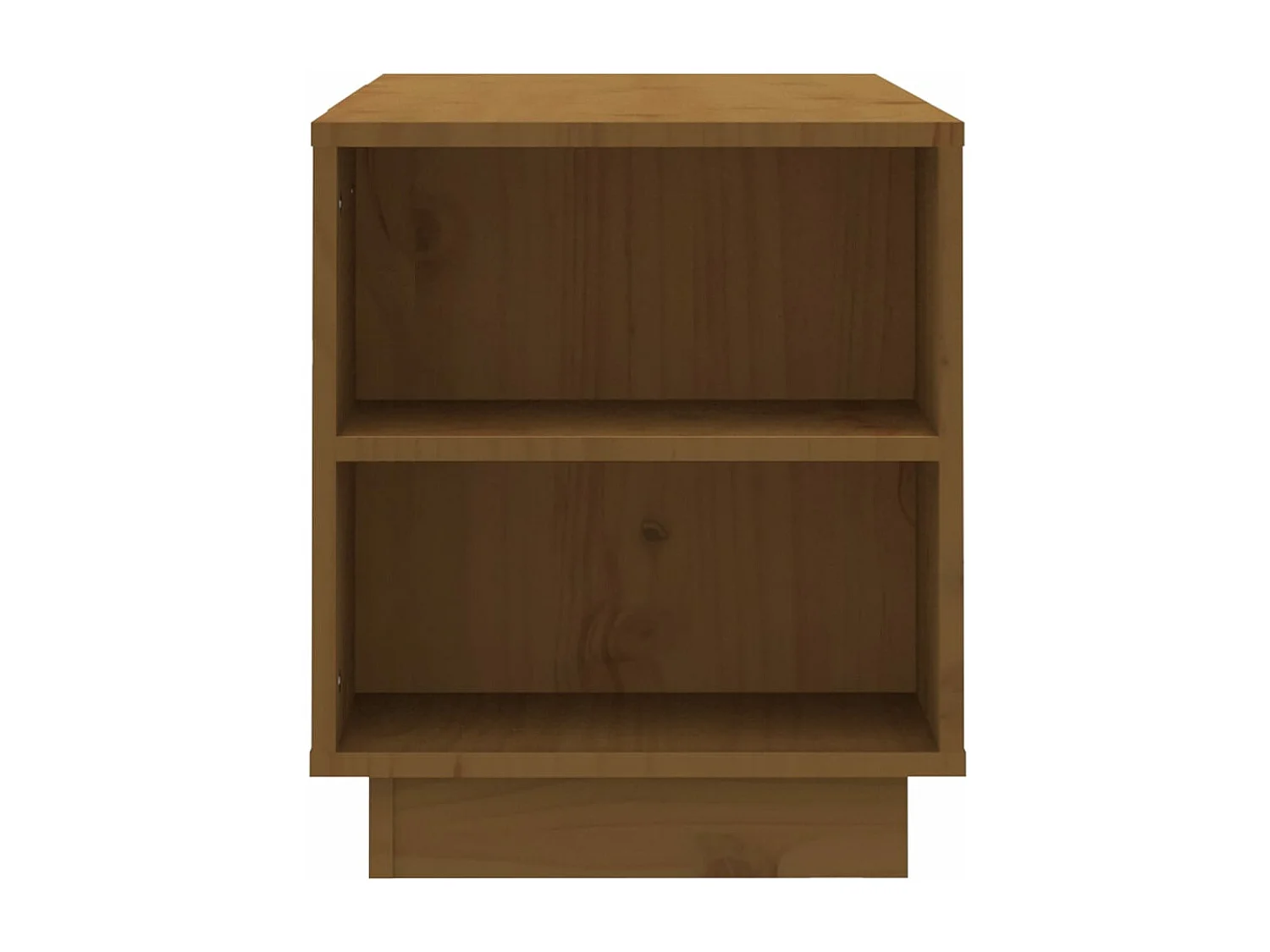 Mobile Porta TV ambra 110x35x40,5 cm in Legno Massello di Pino