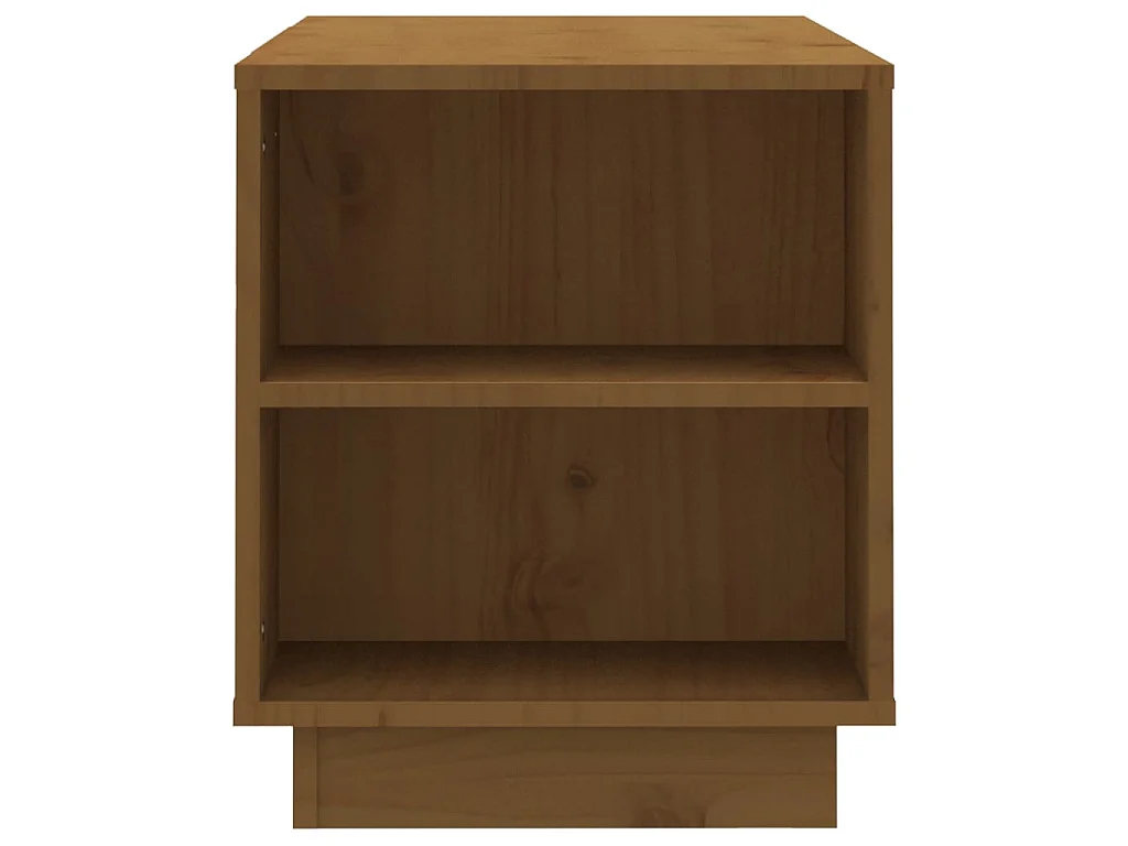 TV-Schrank Honigbraun 110x35x40,5 cm Massivholz Kiefer