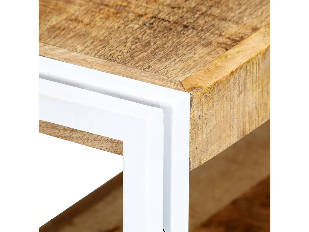 Mobile Porta TV 150x30x40 cm in Legno Massello di Mango