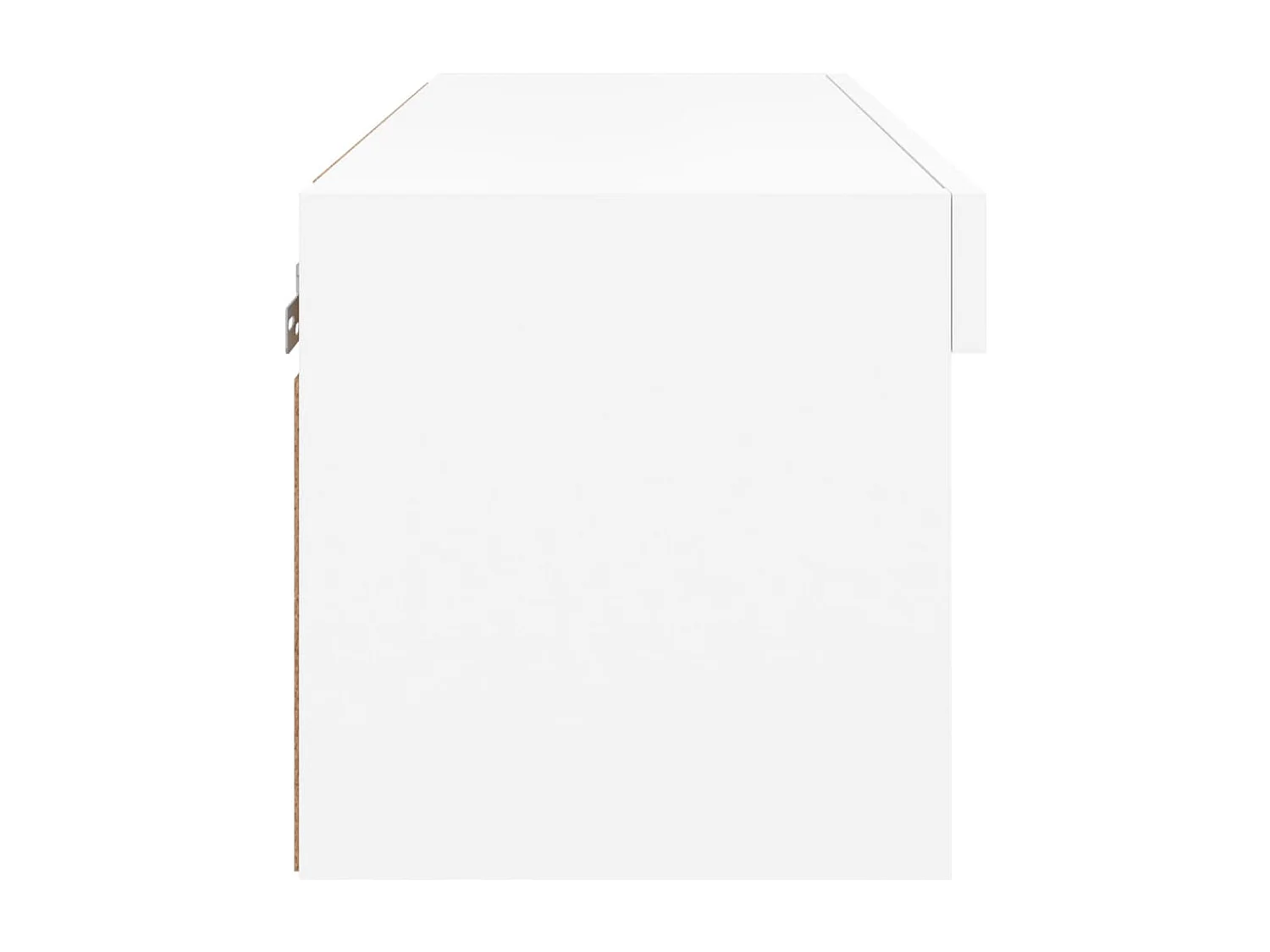 Meuble TV avec lumières LED blanc 60x30x30 cm