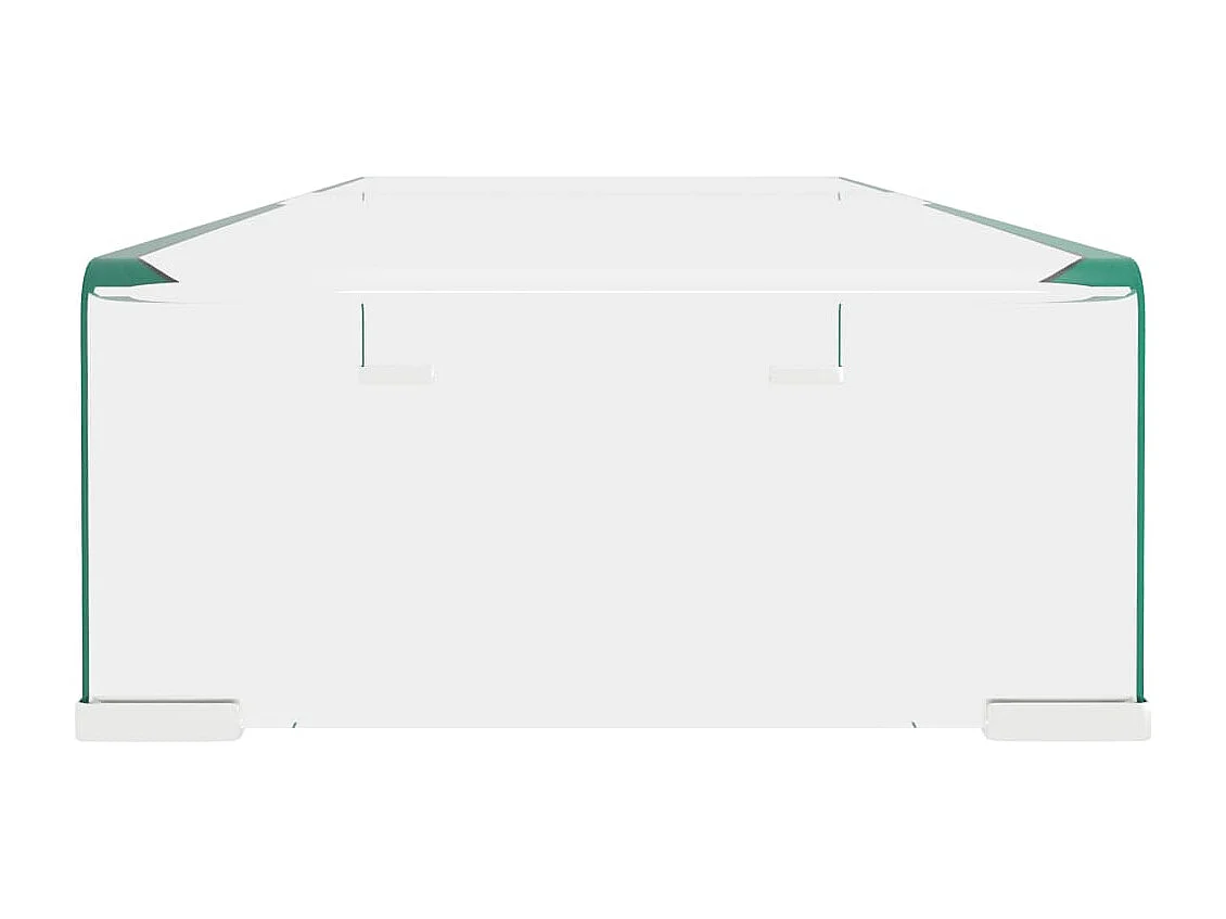 Suporte de TV/monitores em vidro transparente 80x30x13 cm