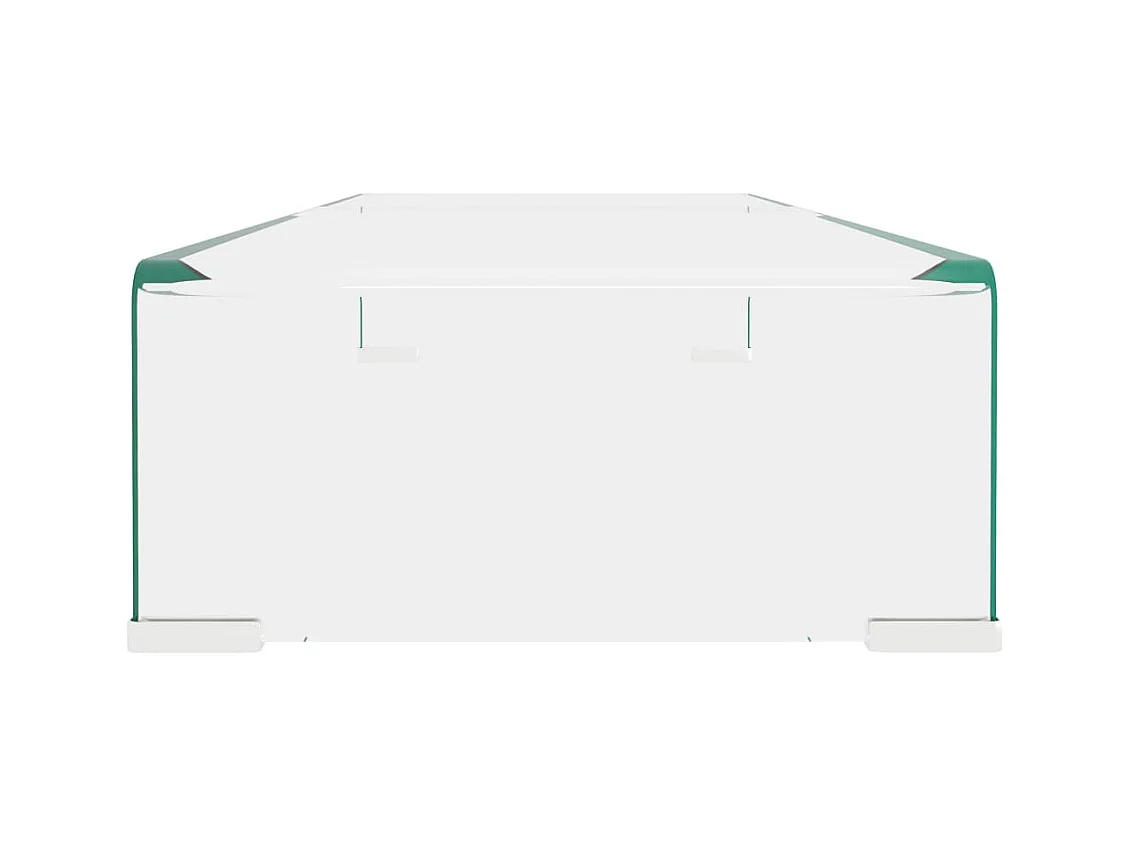 Soporte para TV/Elevador monitor cristal claro 80x30x13 cm