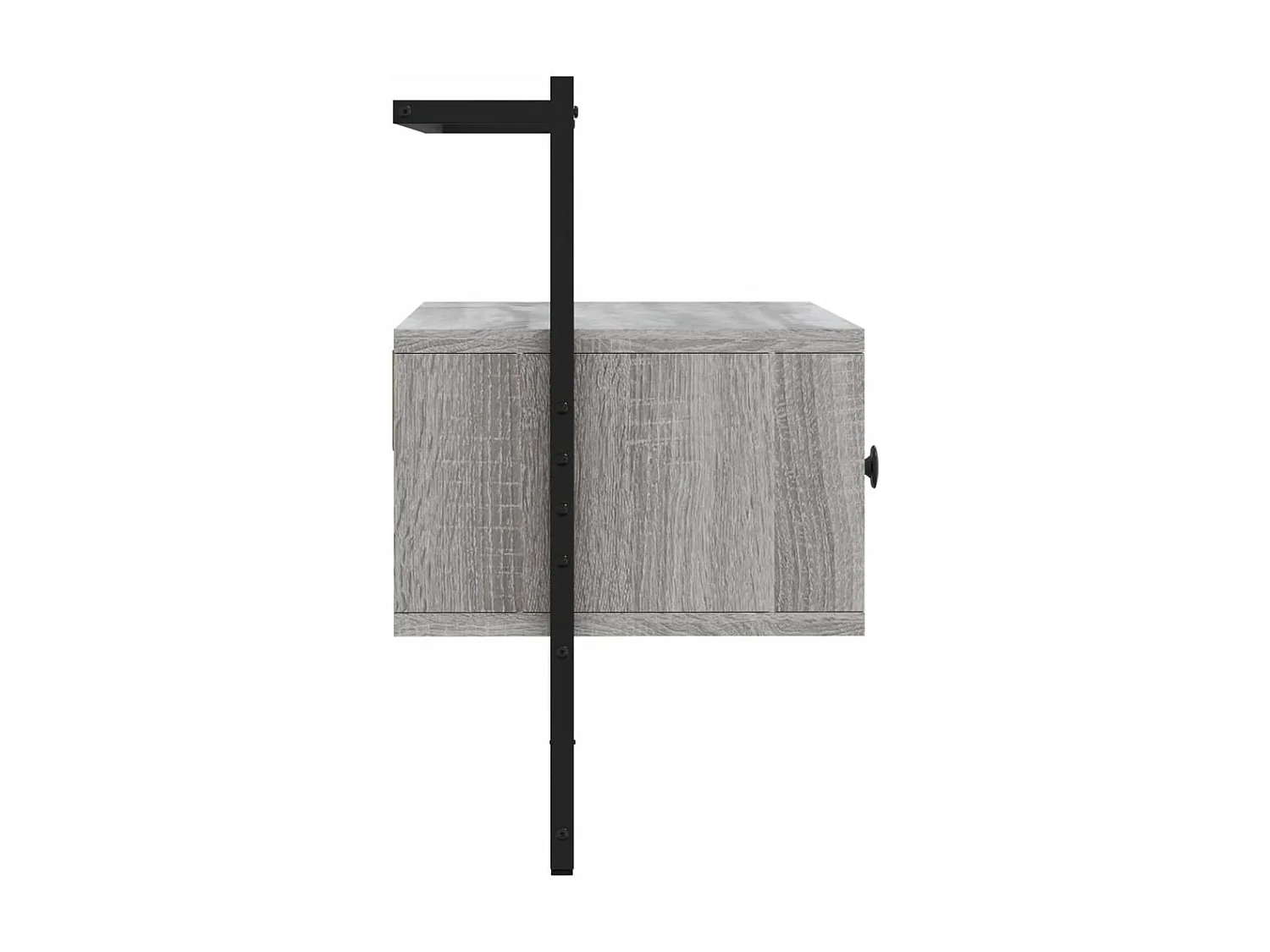 Meuble TV mural sonoma gris 60,5x30x51 cm bois d'ingénierie