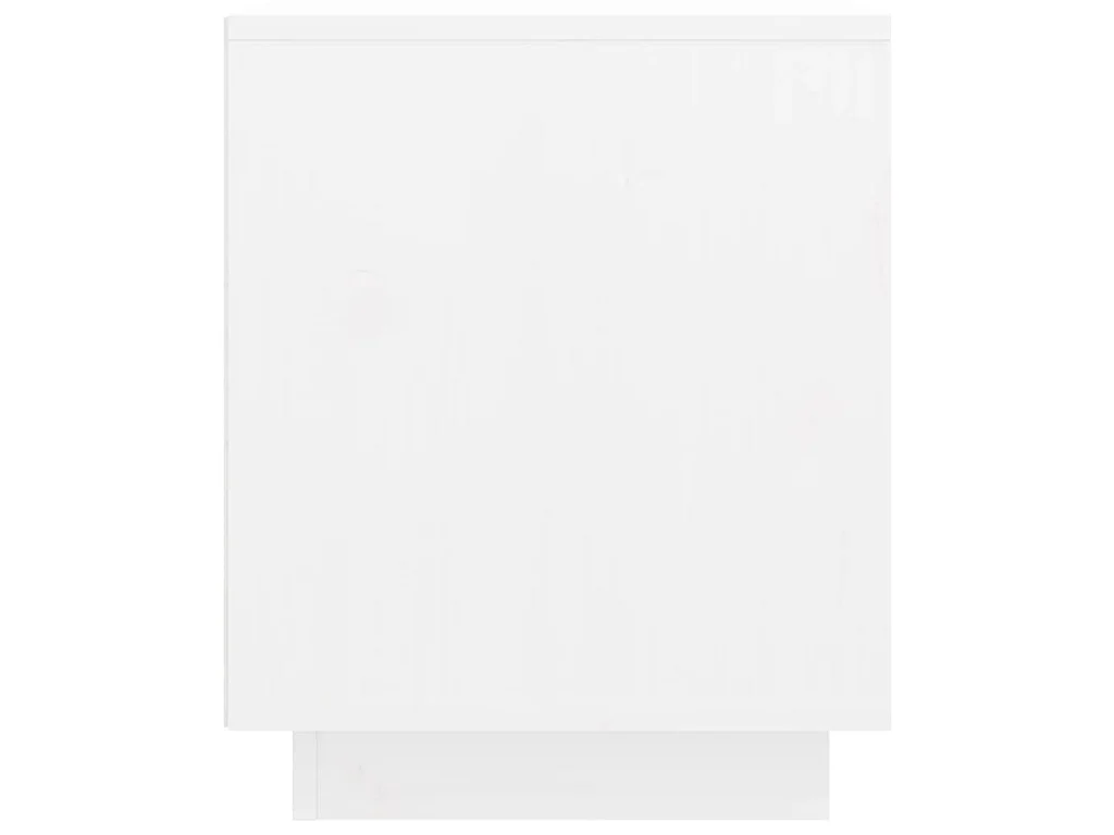 Tv-meubel 74x35x44 cm massief grenenhout wit