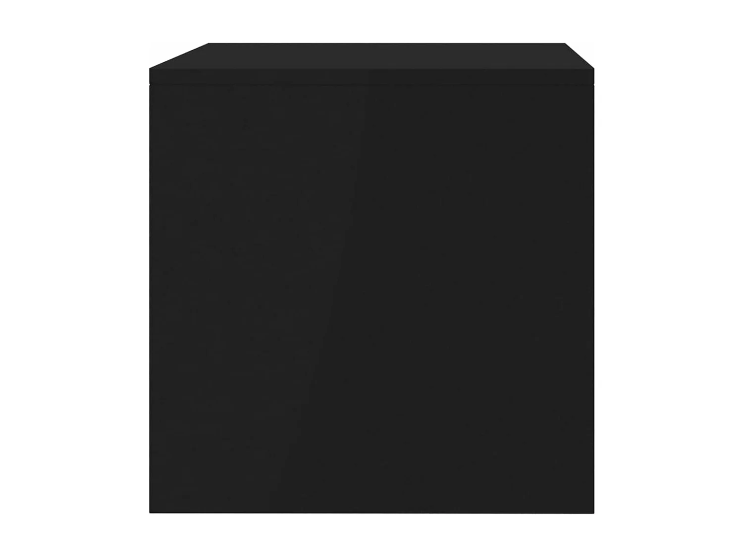 Meuble TV Noir 80x40x40 cm Bois d’ingénierie