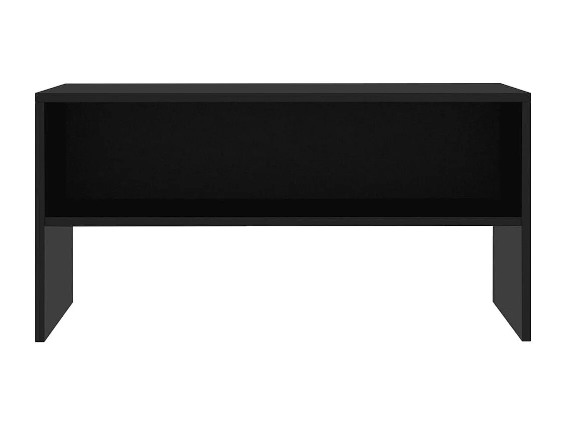 Meuble TV Noir 80x40x40 cm Bois d’ingénierie