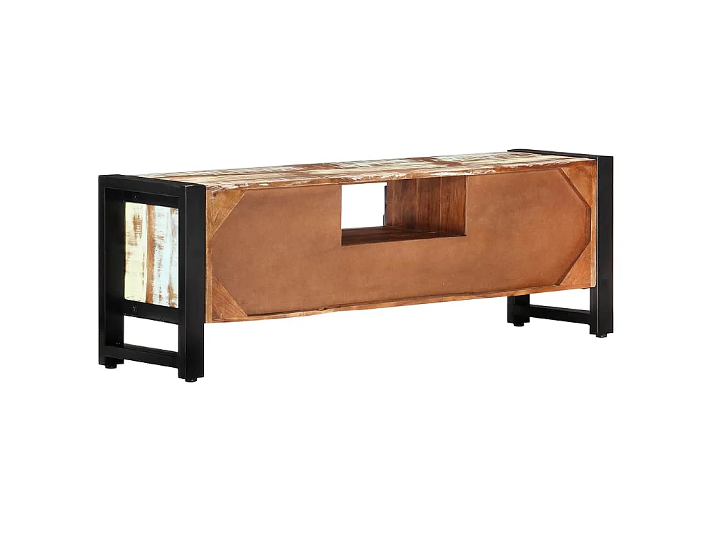 Meuble TV 120x30x40 cm Bois massif de récupération