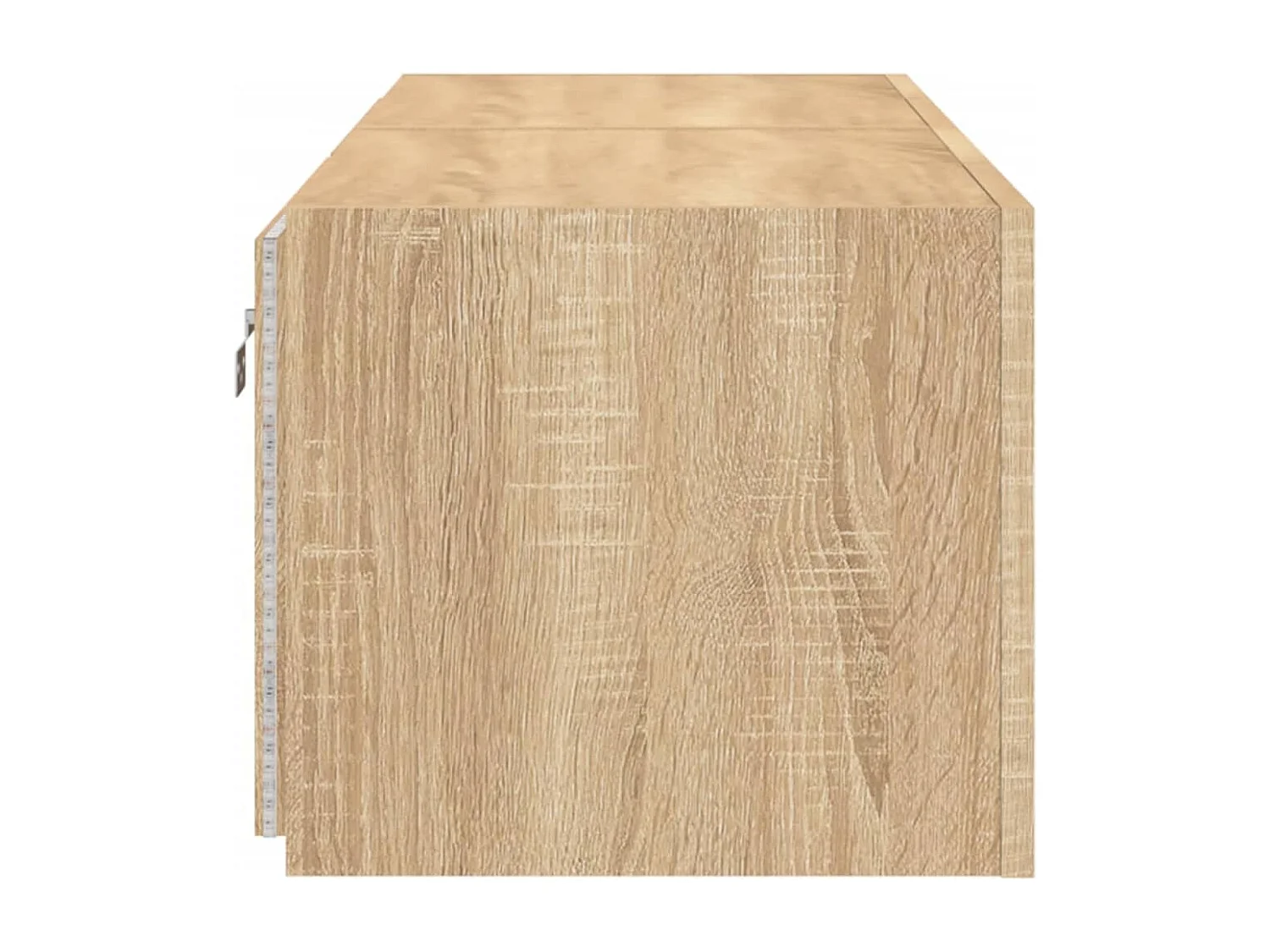 TV-Wandschränke mit LED-Leuchten 2 Stk. Sonoma-Eiche 60x35x31cm