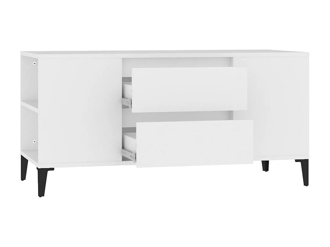 Móvel para TV 102x44,5x50 cm derivados de madeira branco
