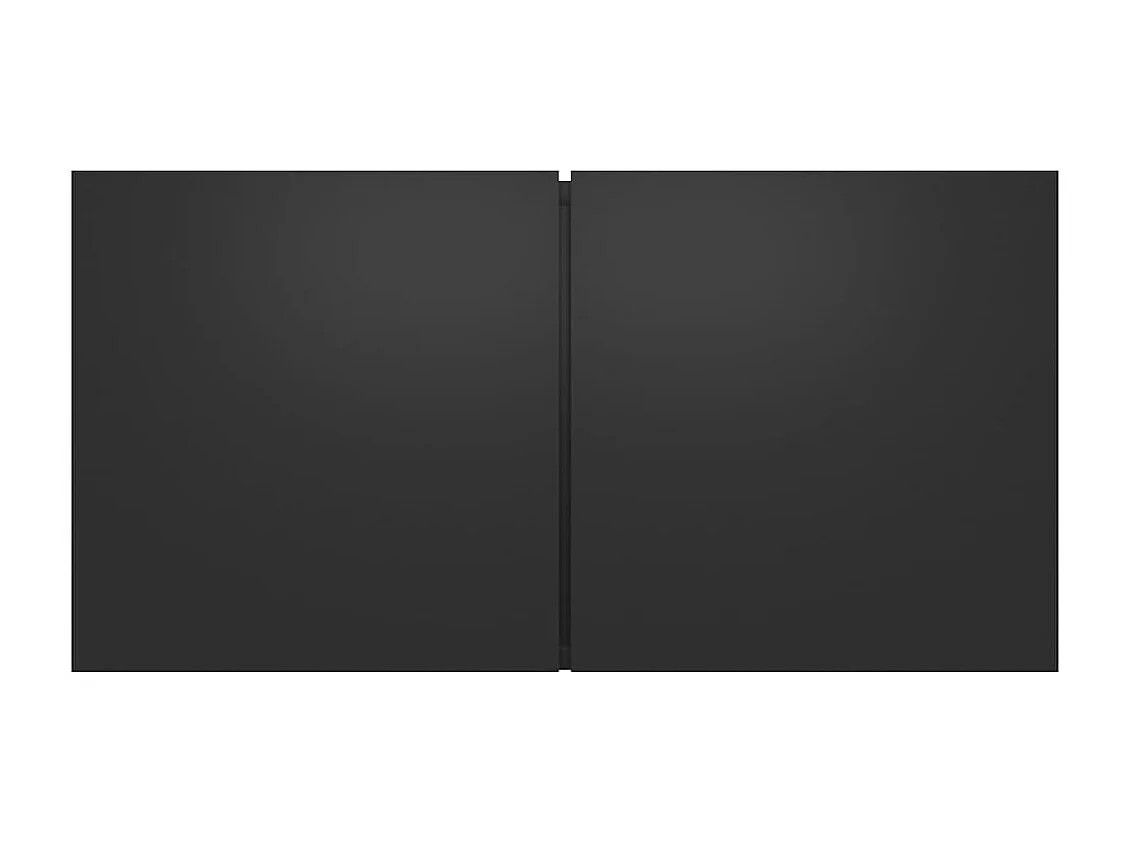 Tv-hangmeubelen 2 st 60x30x30 cm zwart