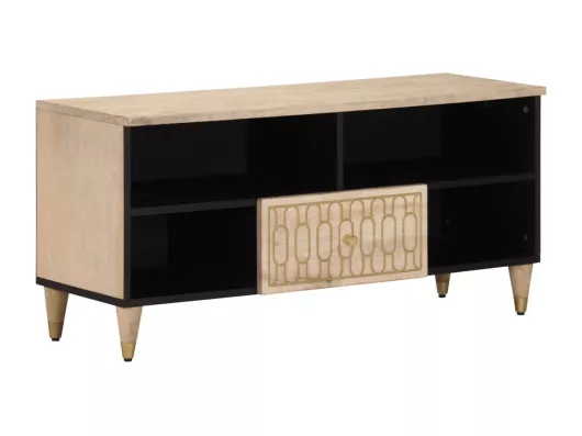 Kauf Unique TV-Schrank 100x33x46 cm Massivholz Mango