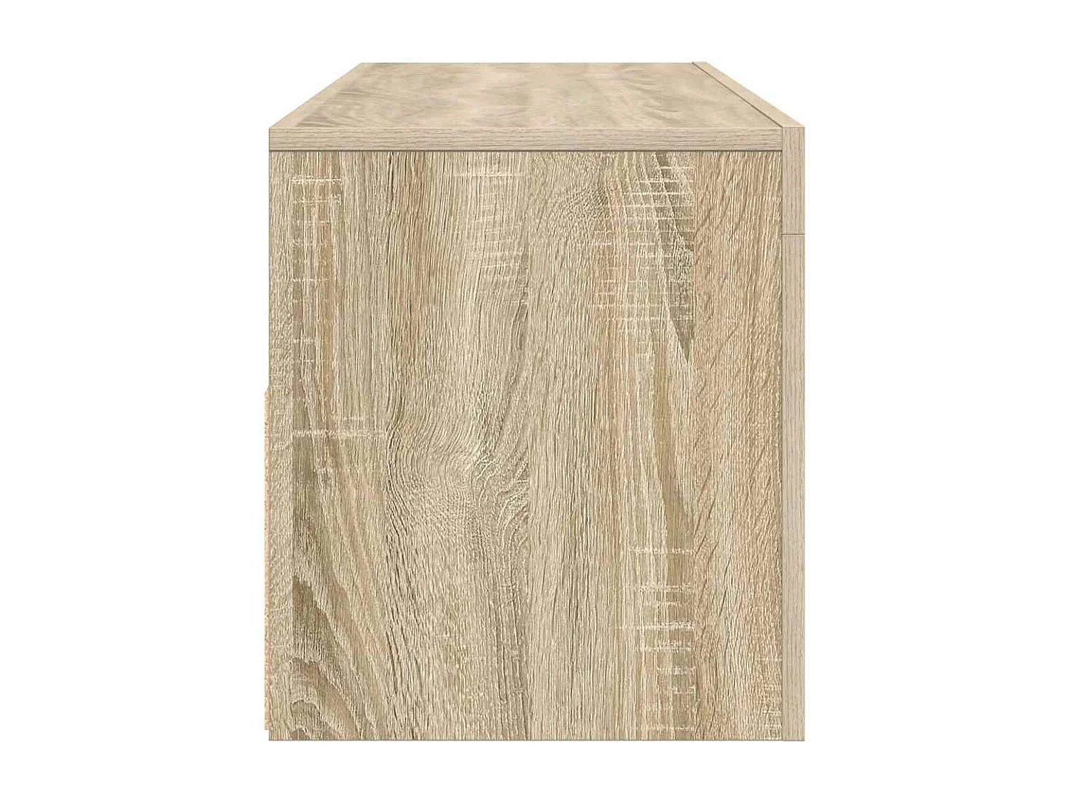 Meuble TV avec lumières LED chêne sonoma 120x35x40 cm