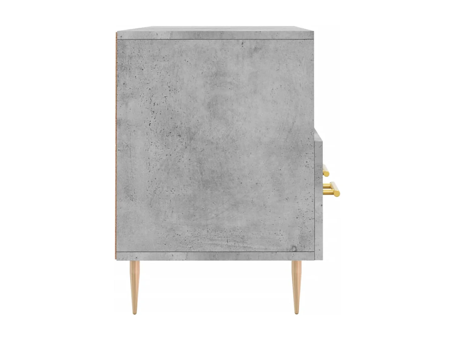 Mobile Porta TV Grigio Cemento 102x36x50 cm Legno Multistrato