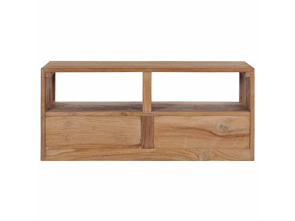 Tv-meubel 90x30x40 cm massief teakhout