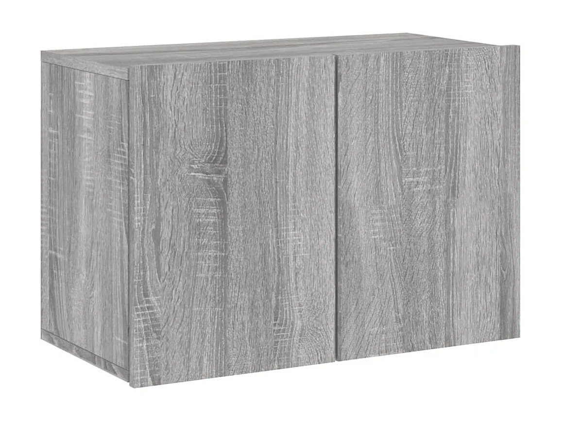 Meuble TV mural sonoma gris 60x30x41 cm