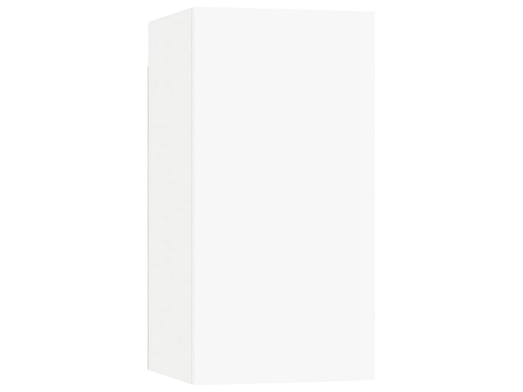 Meuble TV Blanc 30,5x30x60 cm Bois d’ingénierie