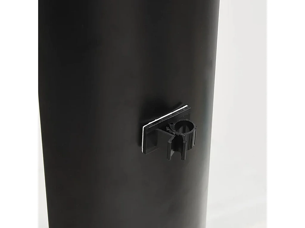 Meuble TV d'angle 3 niveaux pour 32-70 pouces noir et argenté