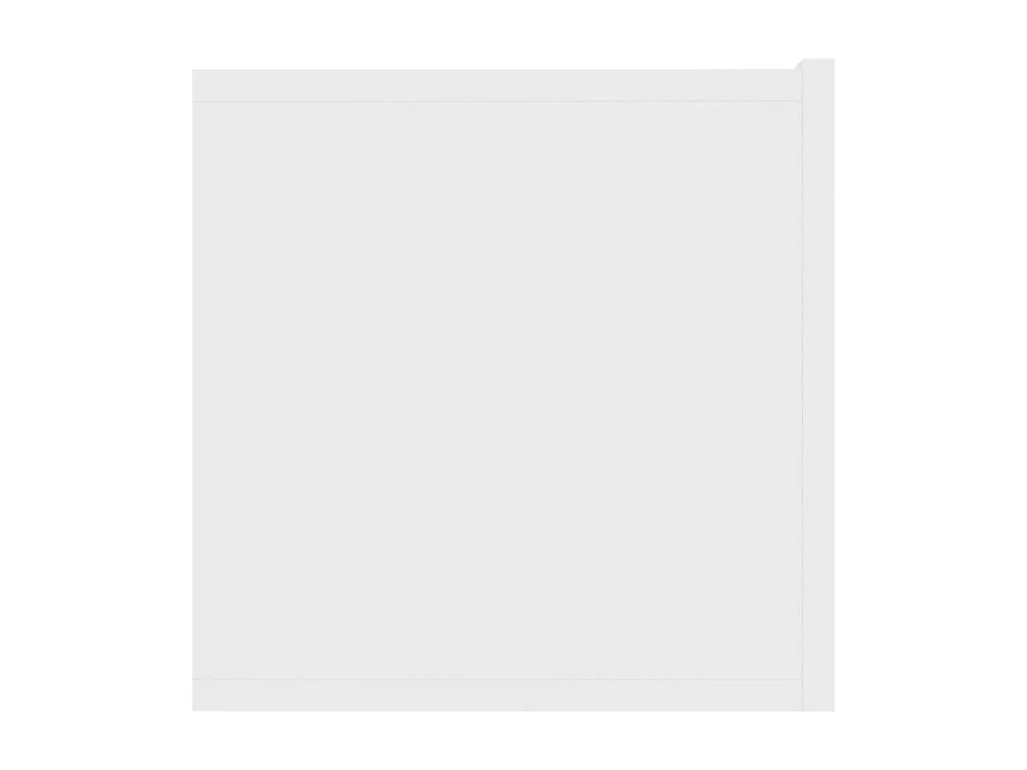 Móvel de TV 120x30x30 cm contraplacado branco