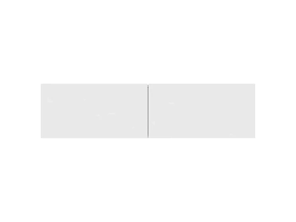 Mobile Porta TV Bianco 120x30x30 cm in Legno Multistrato