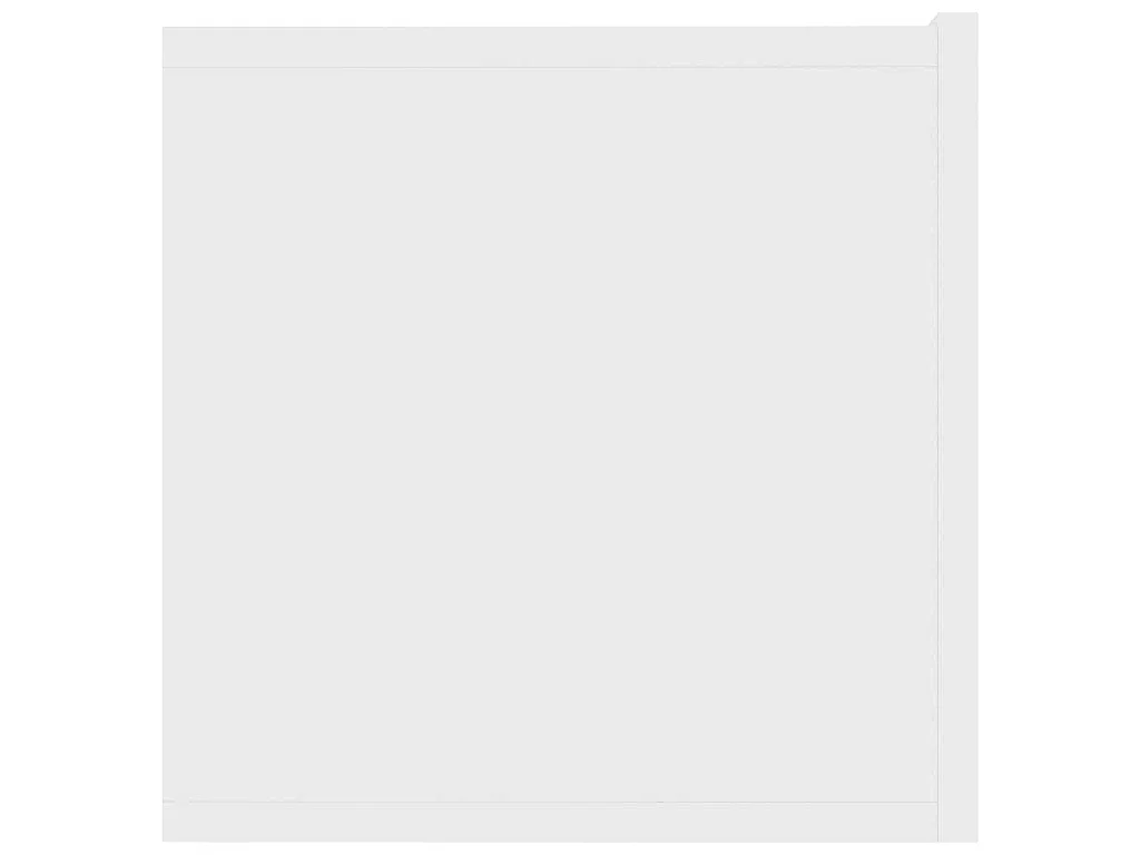 Mobile Porta TV Bianco 120x30x30 cm in Legno Multistrato