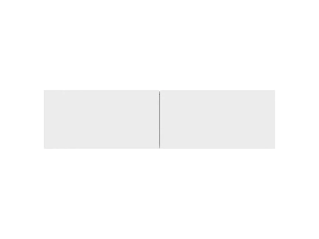 Tv-meubel 120x30x30 cm bewerkt hout wit