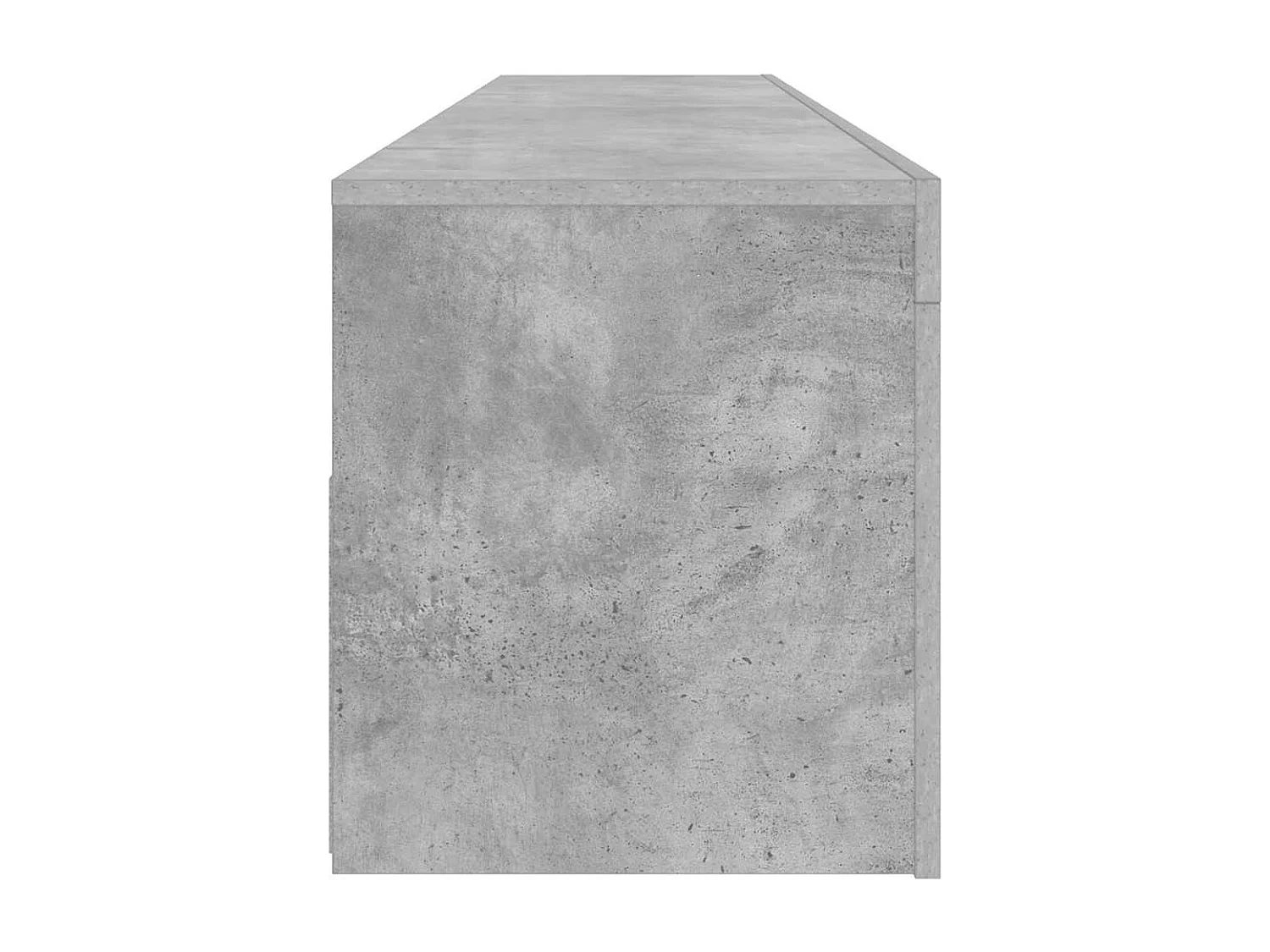 TV-Schrank mit LED-Beleuchtung Betongrau 120x35x40 cm